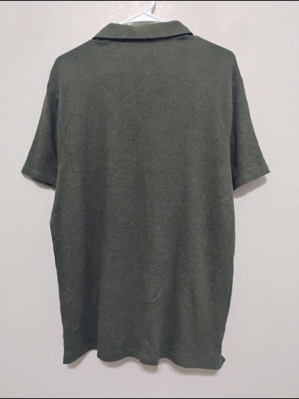 Banana Republic Polo Shirt Mens XL Green Cotton Classic Casual